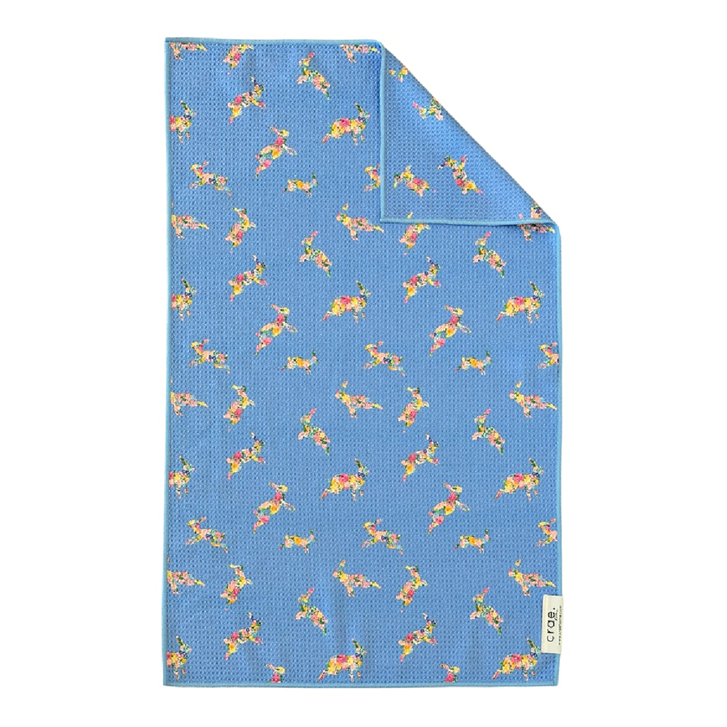 CRAE double sided dishtowel FLORAL HOP