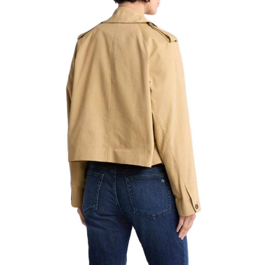RAG & BONE TALIA TRENCH new 798.00 SZ LARGE W
