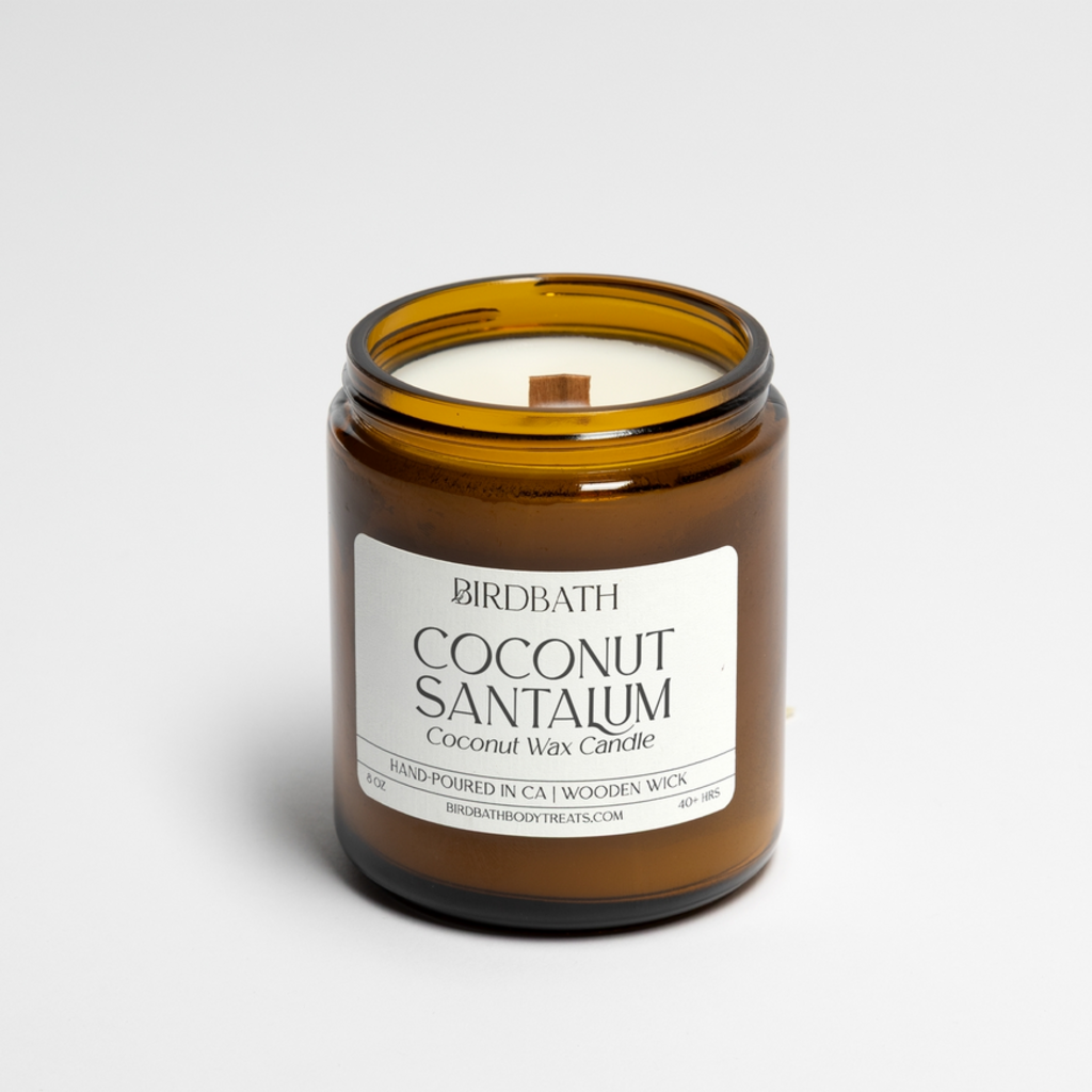 Coconut Santalum Coconut Wood Wick Candle