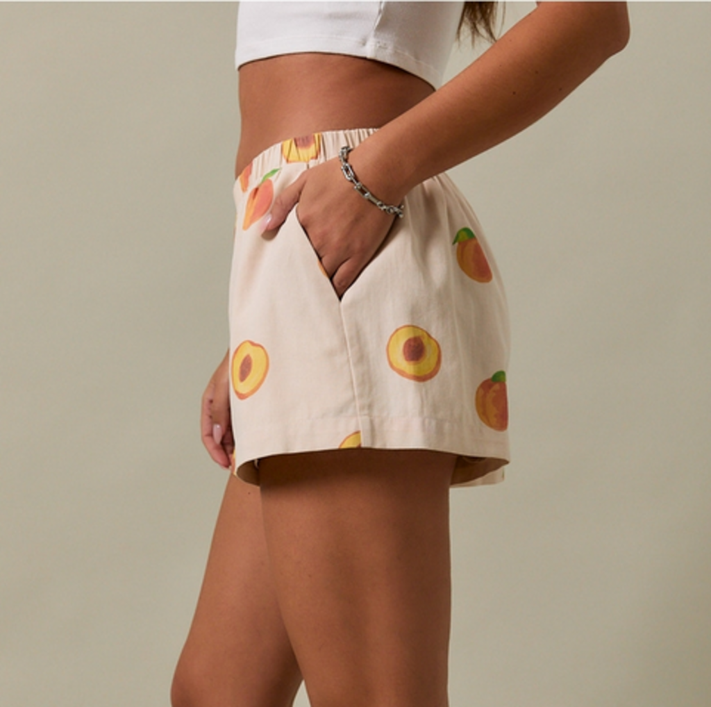 Mid Waisted Peach Short - XS