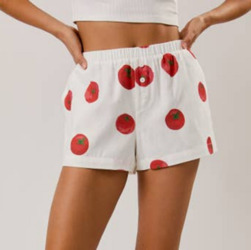 Mid Waisted Tomato Short - MEDIUM