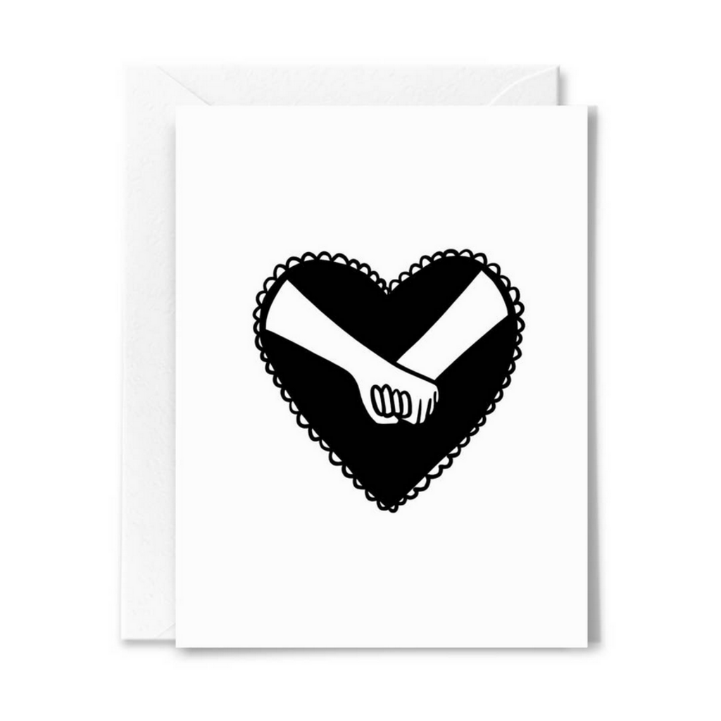 Hold Your Hand Heart greeting card