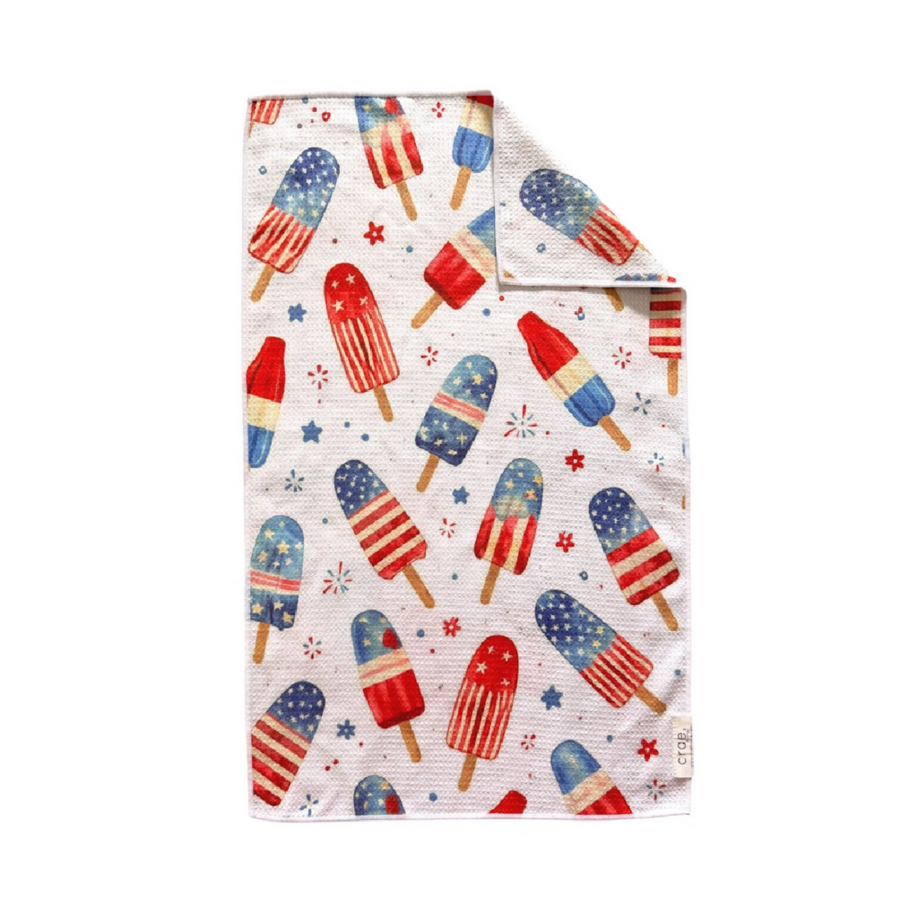 Rocket Party Pop: Double Sided Hand Towel