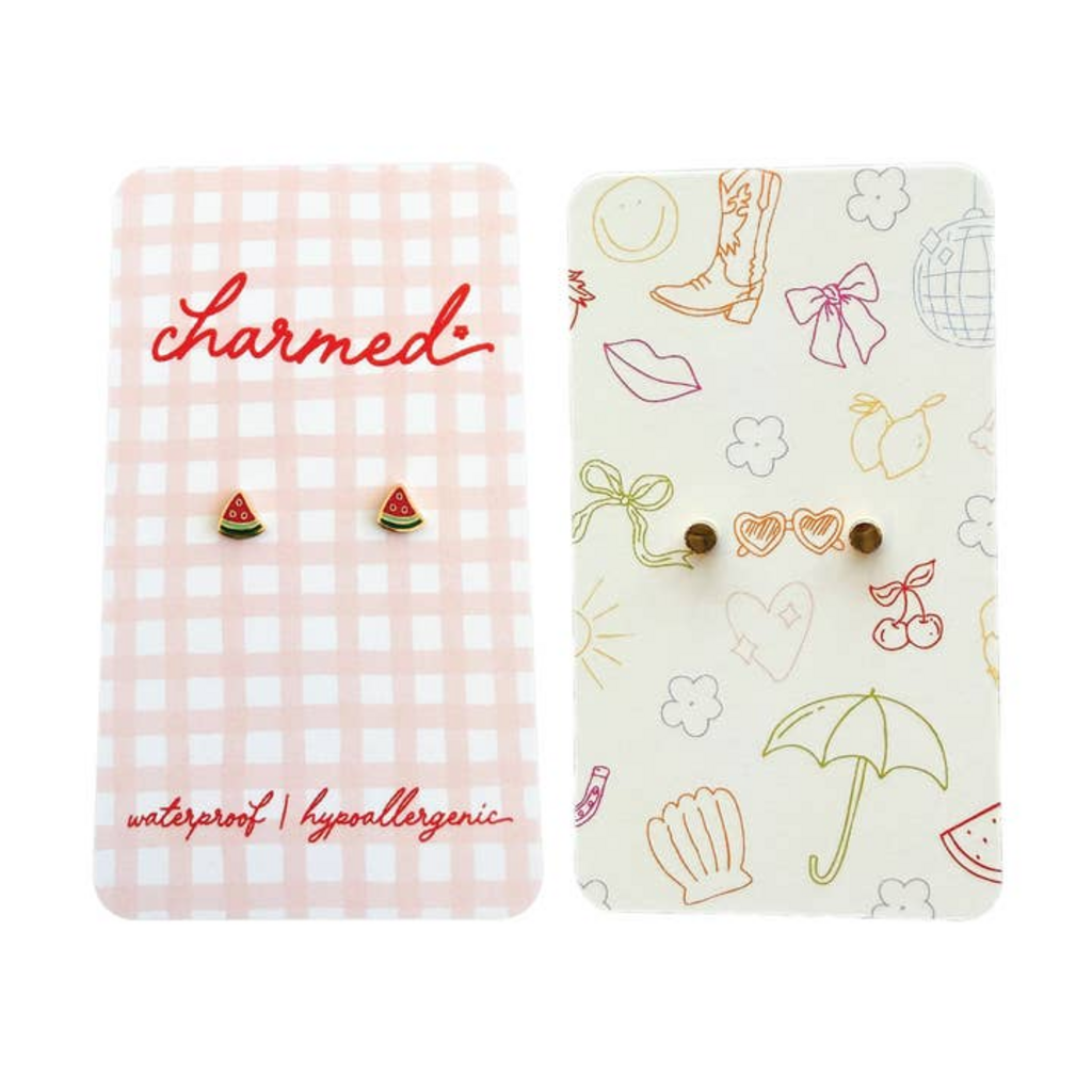 Hypoallergenic & Screw-Back - Watermelon