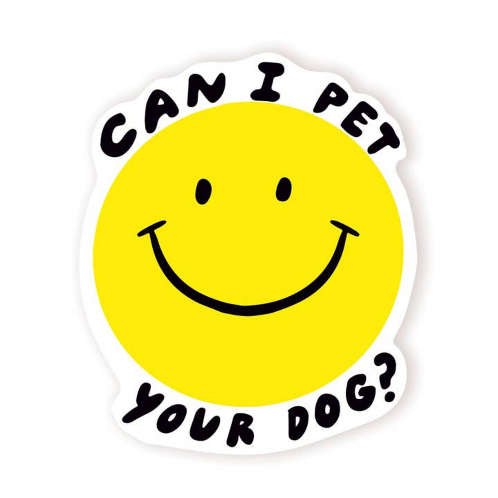 Can I Pet Your Dog Sticker