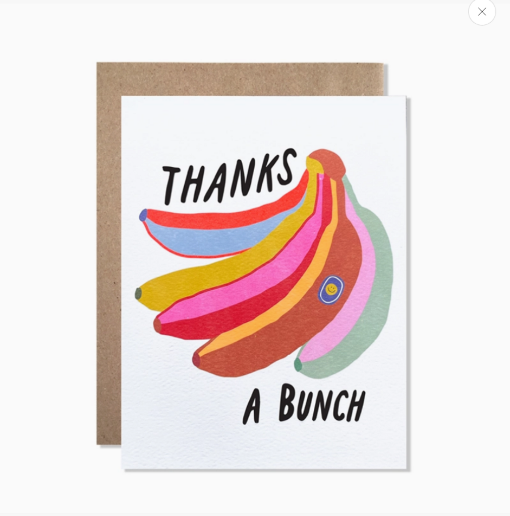 Thank You A Bunch Card