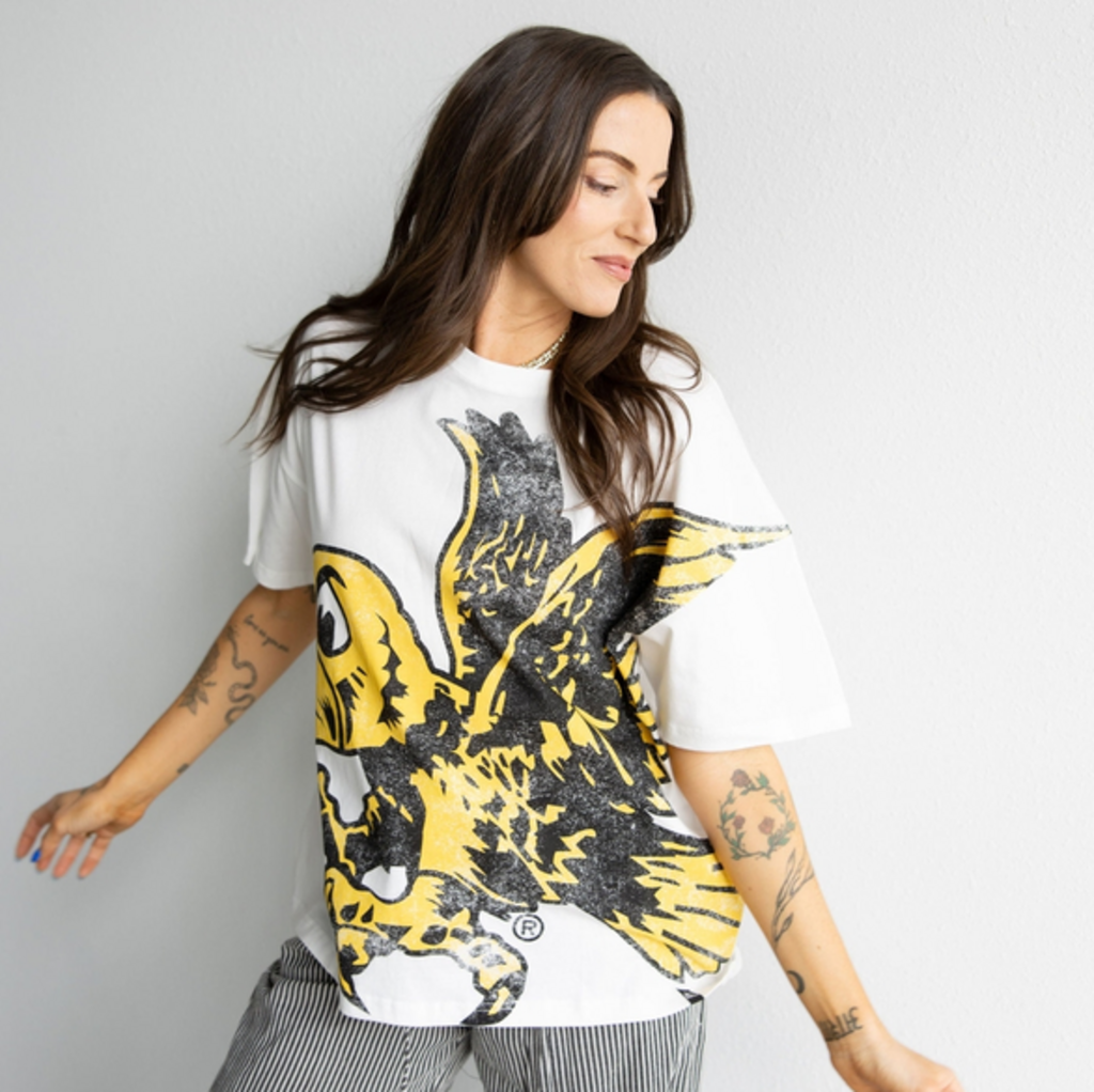 Iowa Lawson Logo Oversized Tee - M/L