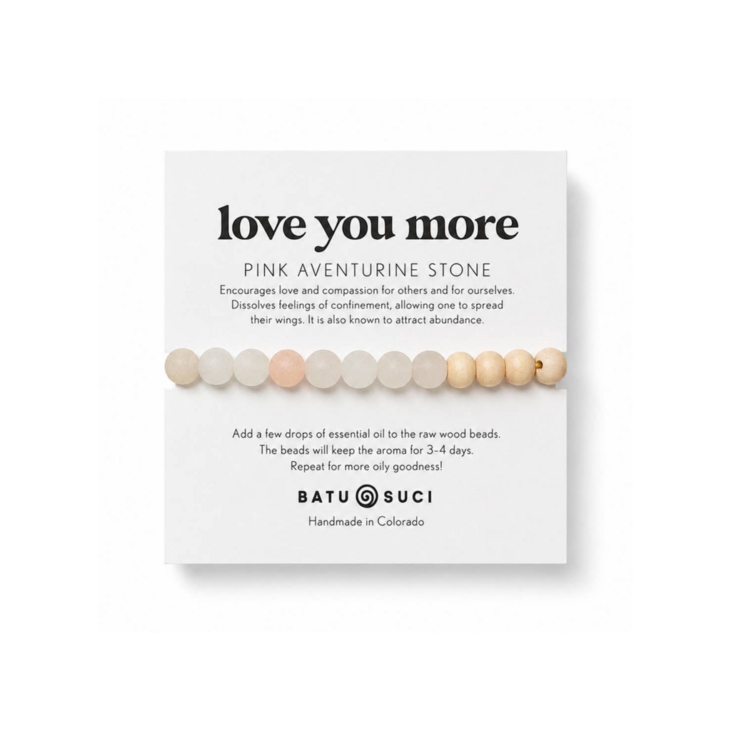 Love You More Diffuser Bracelet / Pink Aventirune