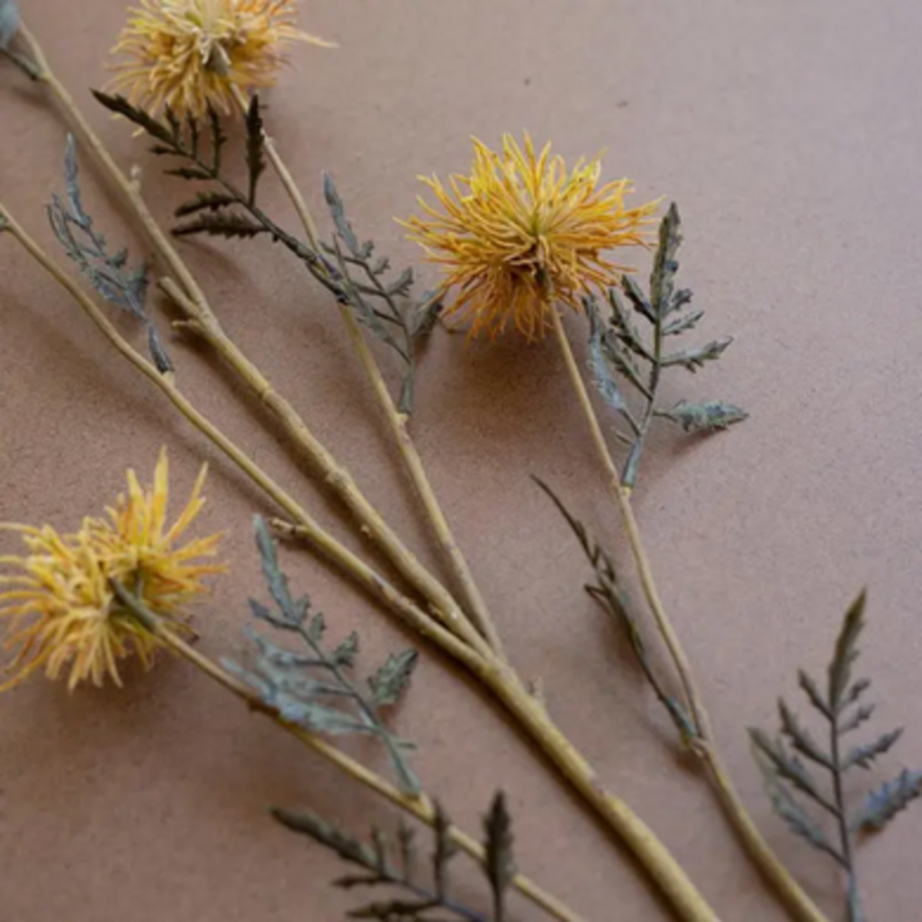 YELLOW FLOWER SPRAY CHAL1012