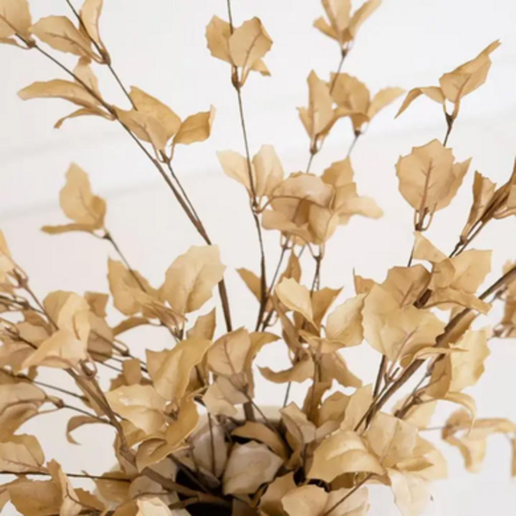 CREAM LEAF STEM #9038
