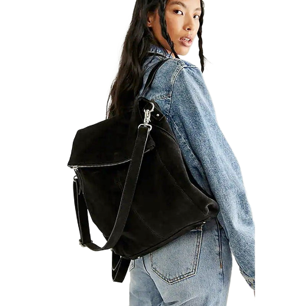 FREE PEOPLE SUEDE 2 WAY BAG