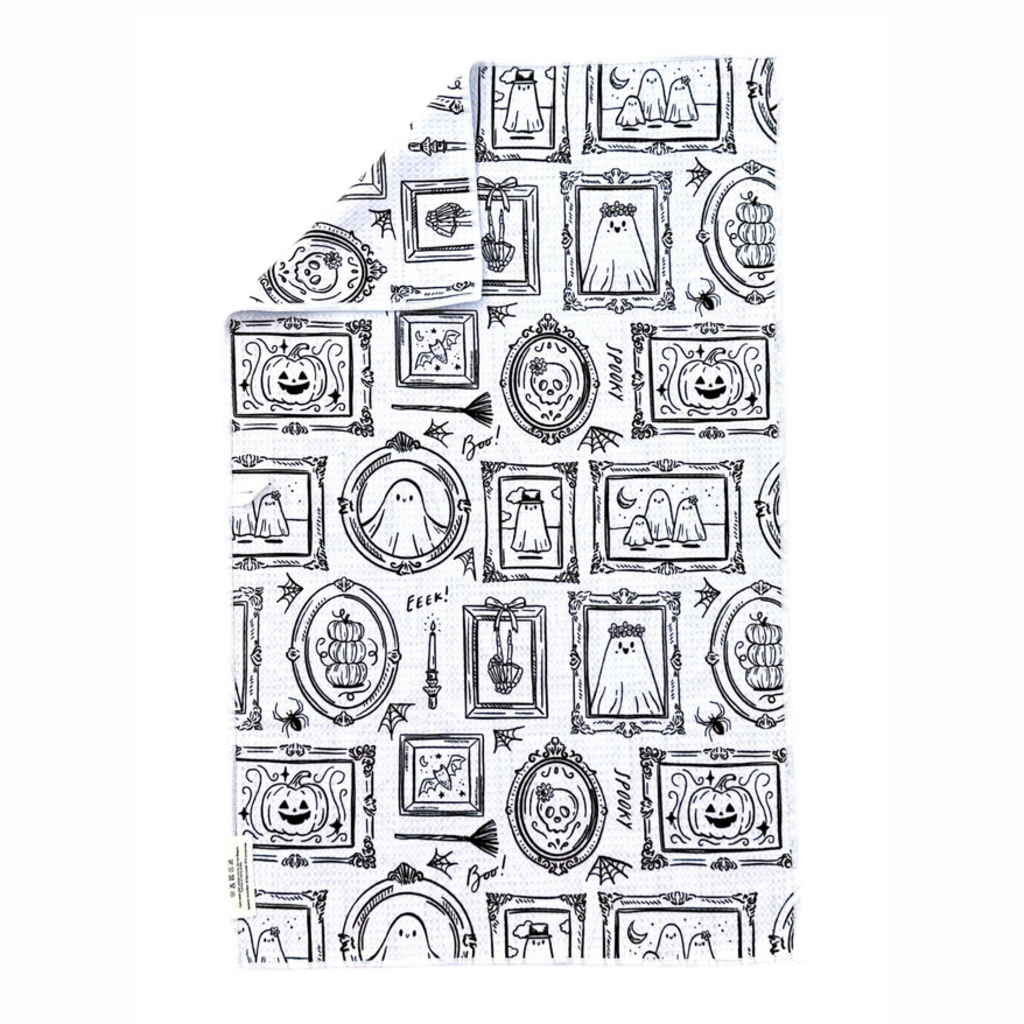 Ghostly Gallery: Double-Sided Hand Towel