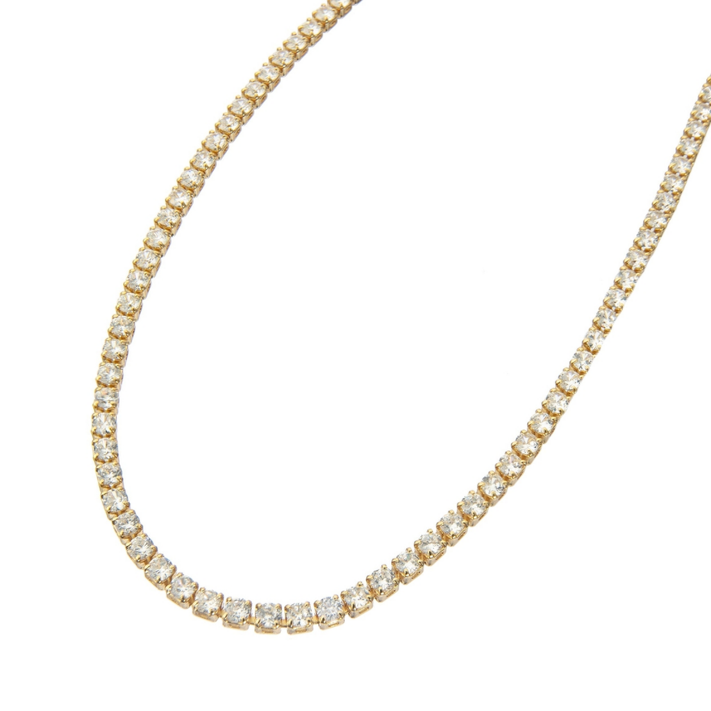 18K Gold Tennis Choker