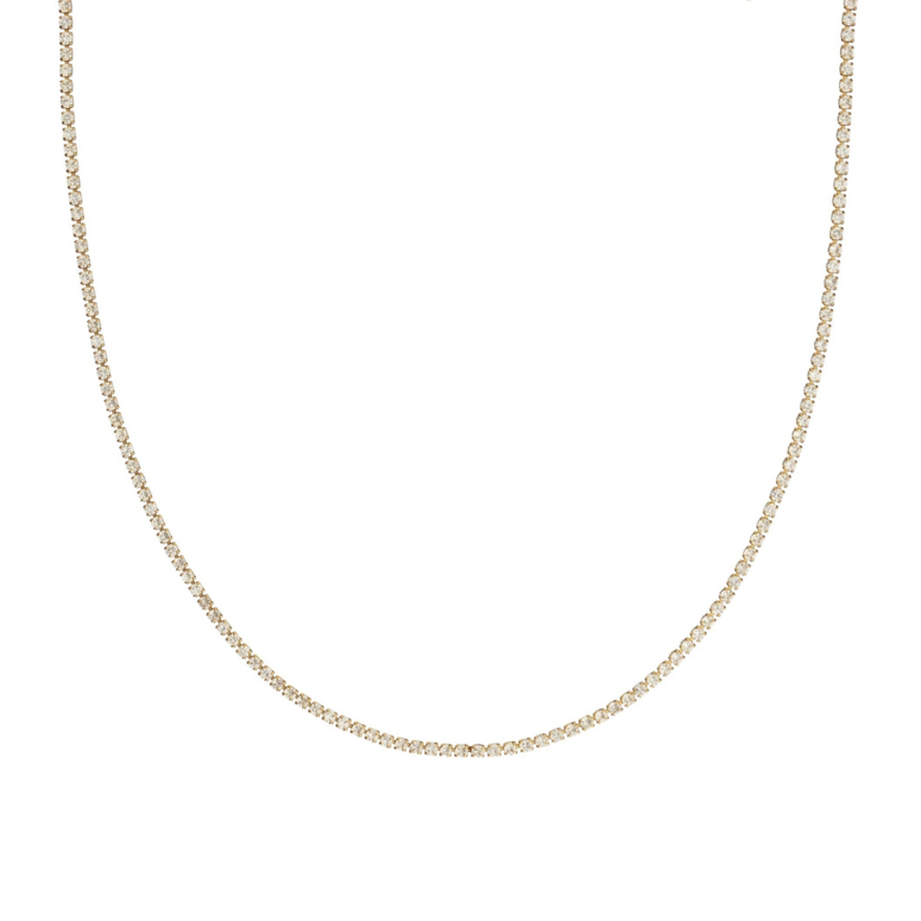 18K Gold Tennis Choker