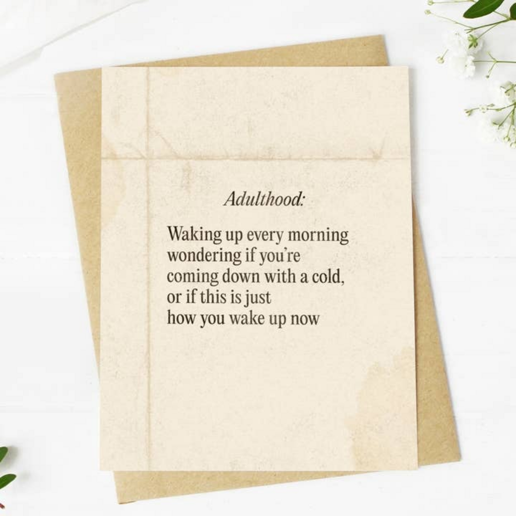 Waking Up Every Morning - Greeting Card