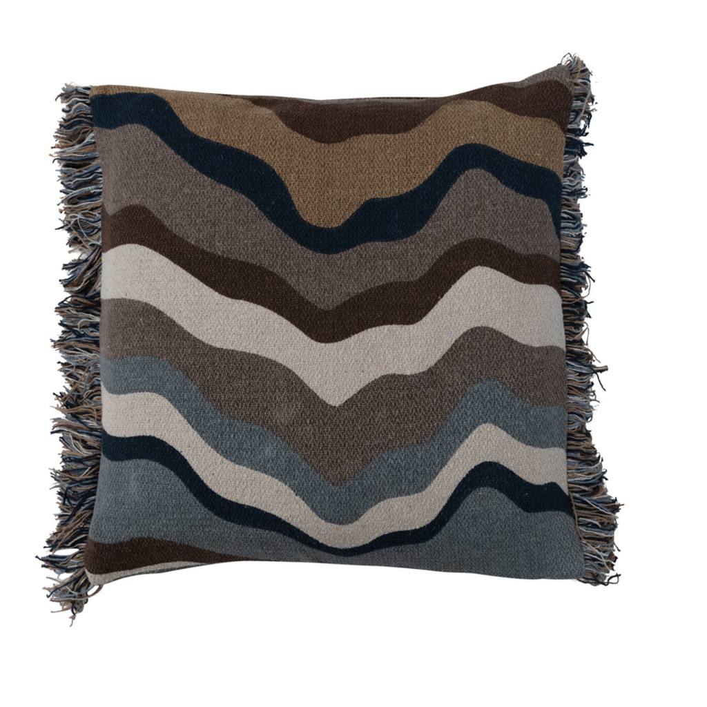 MARBLED DESIGN PILLOW