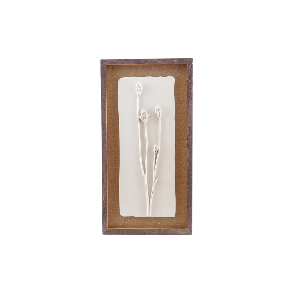 PLASTER CAST FORAL art