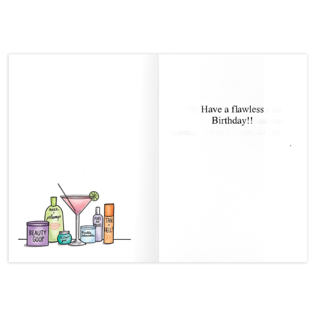 Fine Lines Birthday Card