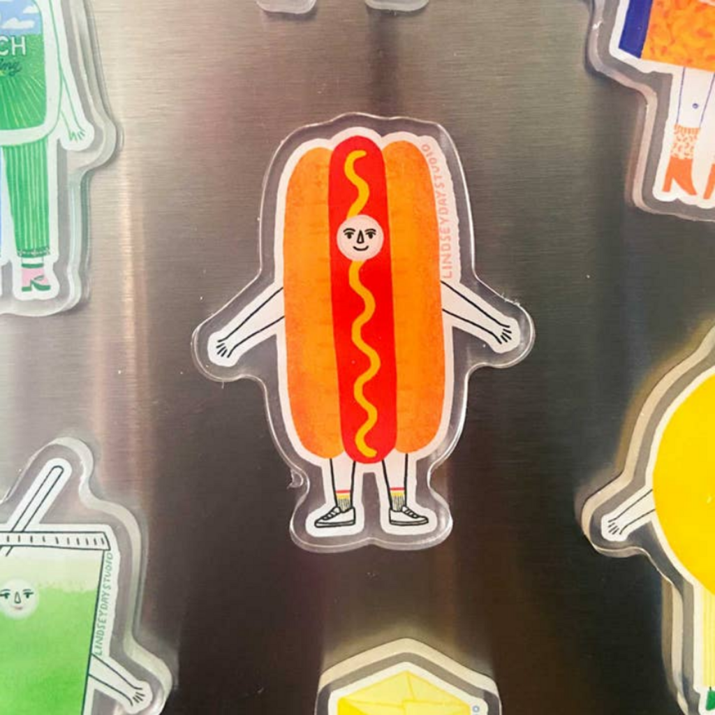 Hot Dog Friend Magnet