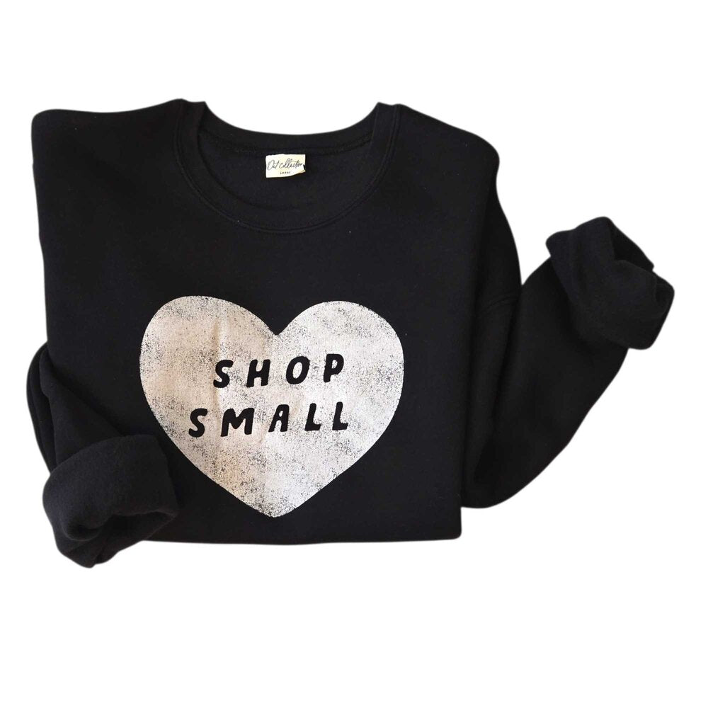 SHOP SMALL sweatshirt BLACK MEDIUM