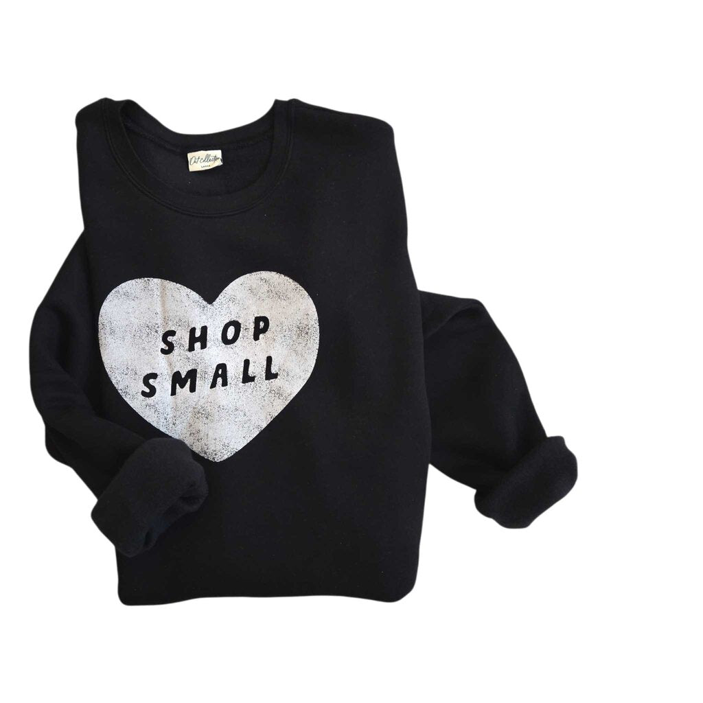 SHOP SMALL sweatshirt BLACK MEDIUM