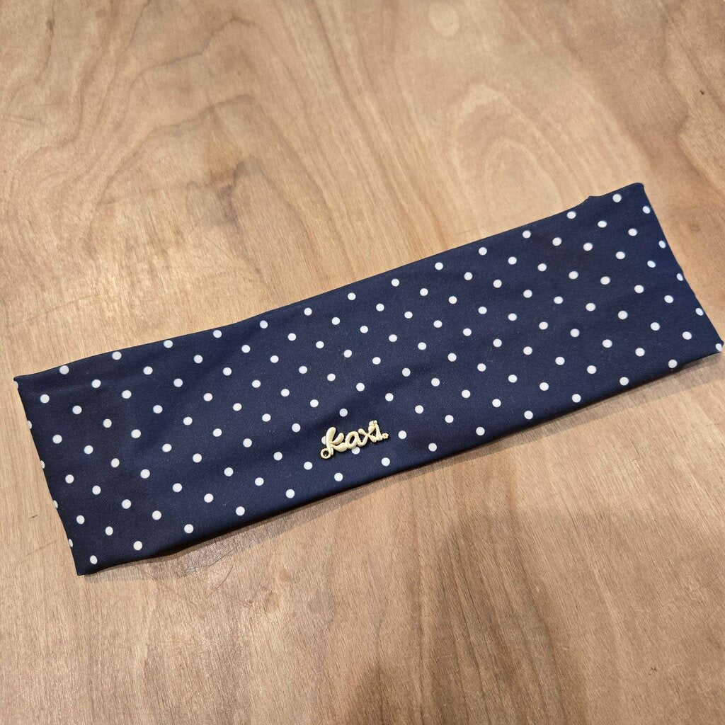 Black & Cream - Polka Dot Soft Headband