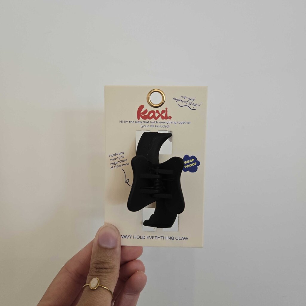 Matte Black - Kaxi Mini Wavy Hold Everything Claw
