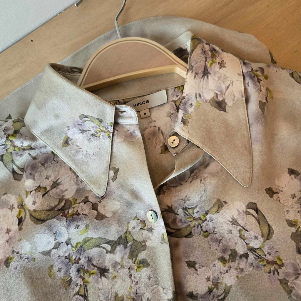 VINCE. silk SZ MED W