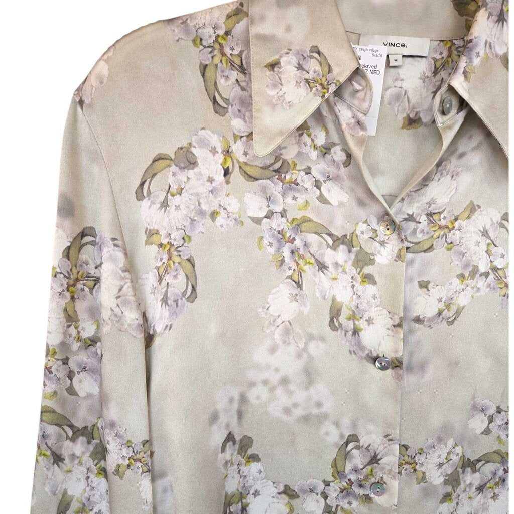 VINCE. silk SZ MED W