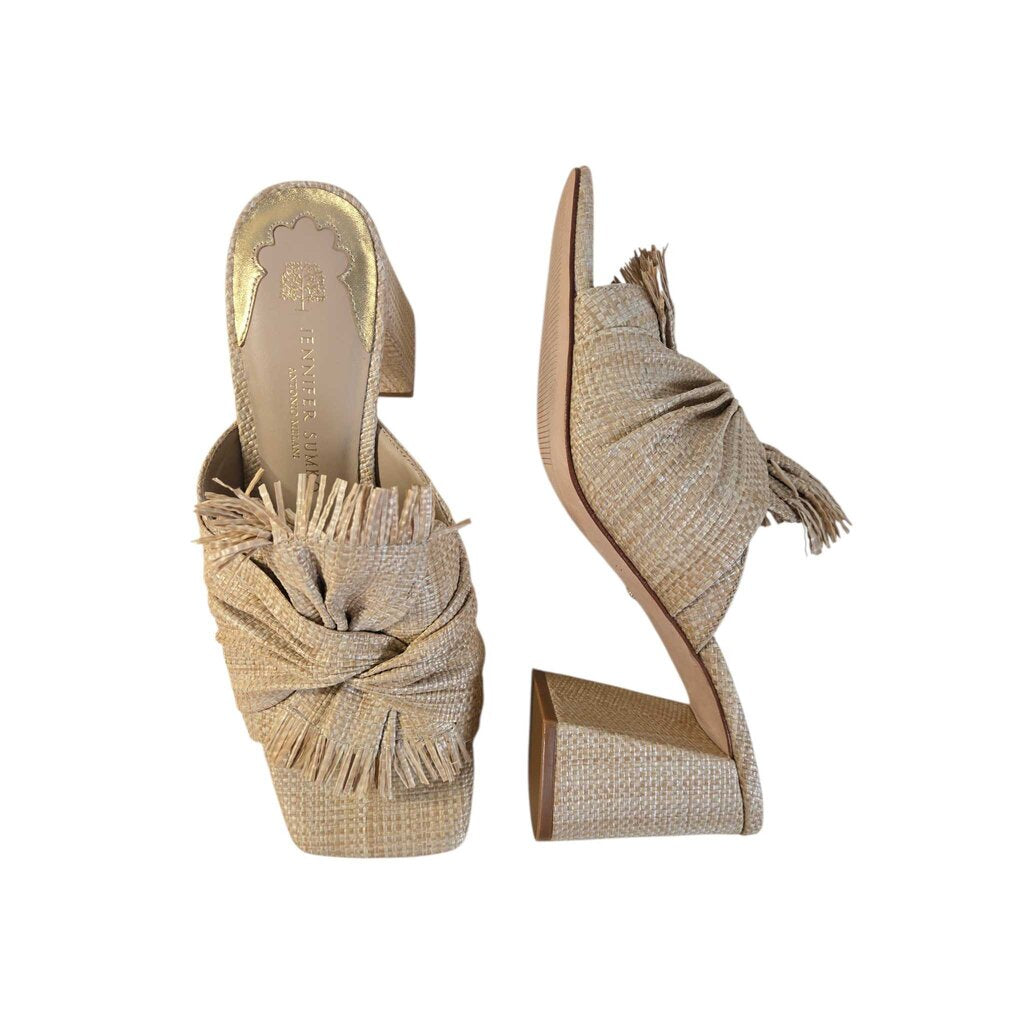 JENNIFER SUMKO PALMETTO RAFFIA SZ 9.5