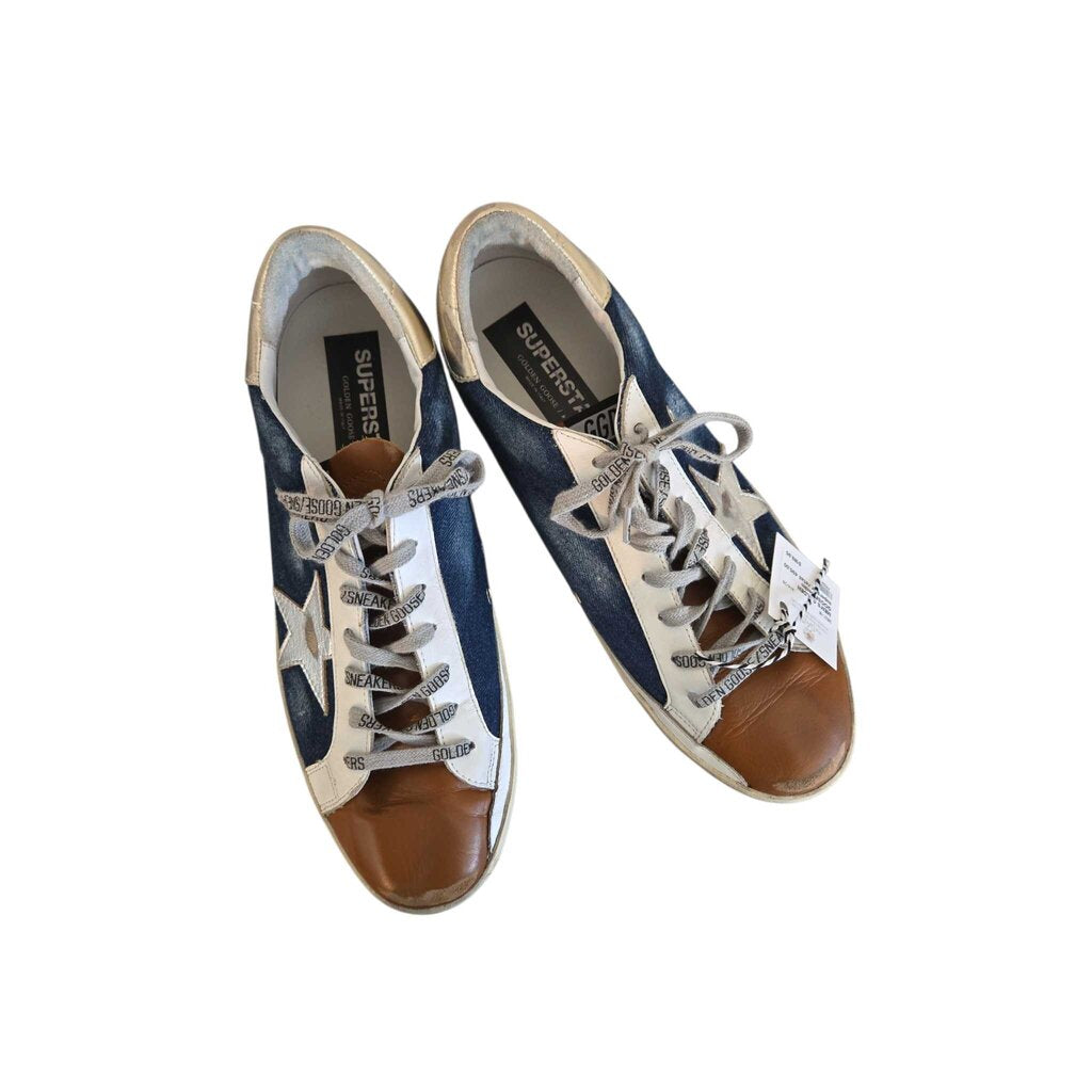 MEN'S GOLDEN GOOSE denim superstar retail 495.00 SZ 45 = 12