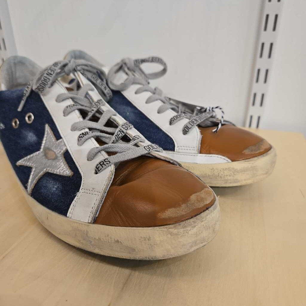 MEN'S GOLDEN GOOSE denim superstar retail 495.00 SZ 45 = 12