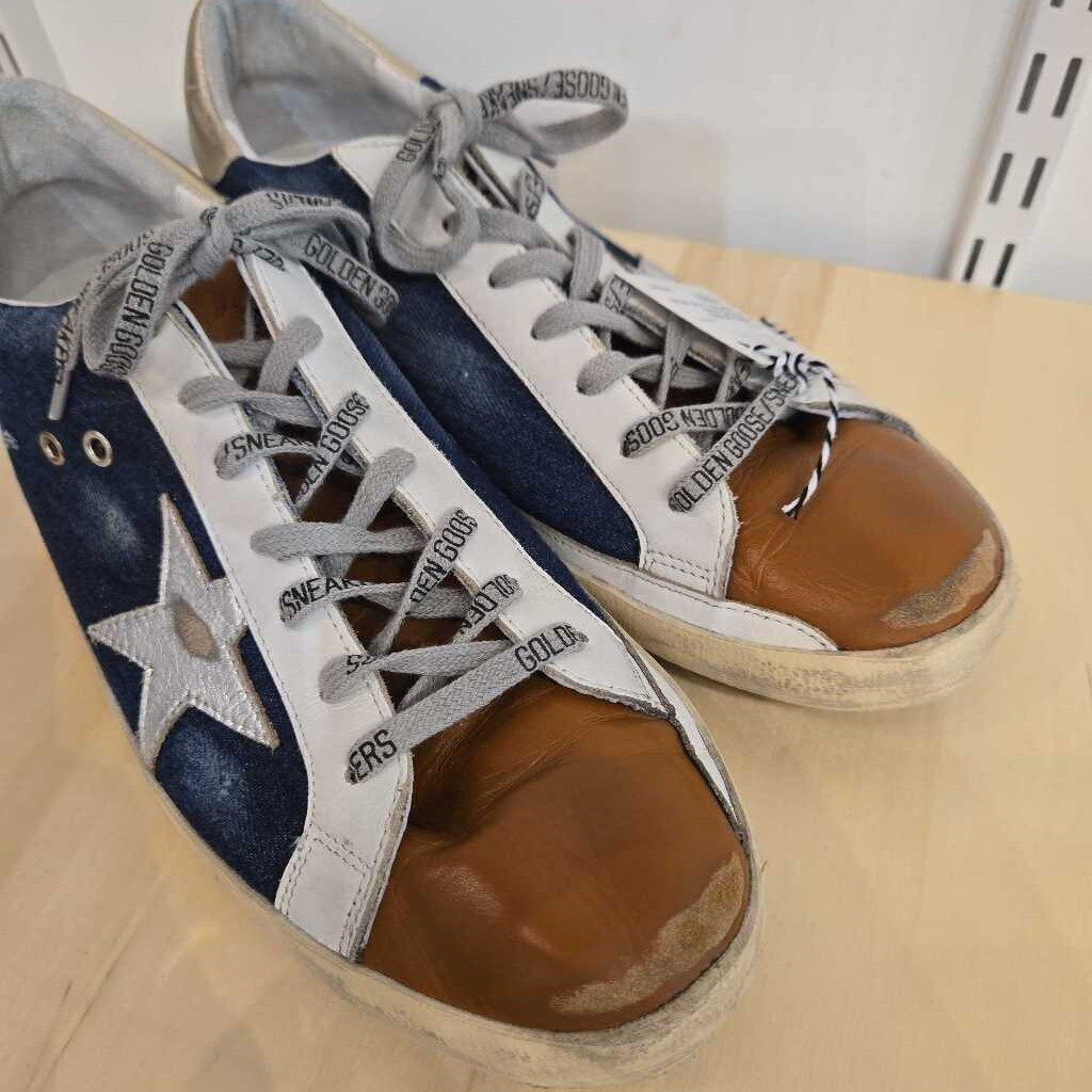 MEN'S GOLDEN GOOSE denim superstar retail 495.00 SZ 45 = 12
