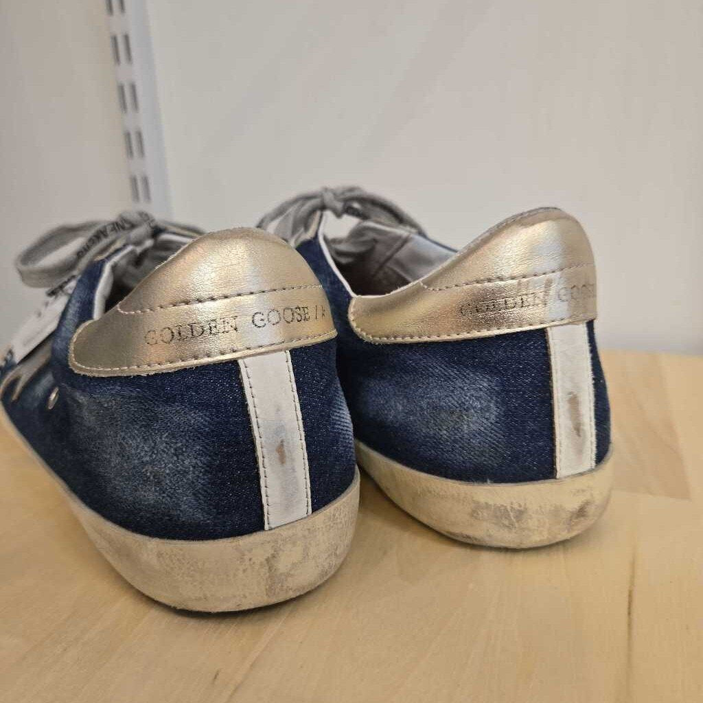 MEN'S GOLDEN GOOSE denim superstar retail 495.00 SZ 45 = 12