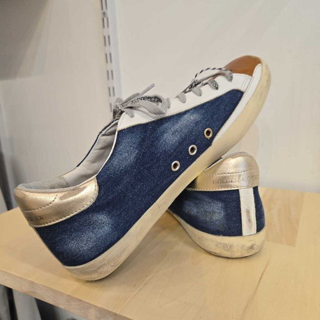 MEN'S GOLDEN GOOSE denim superstar retail 495.00 SZ 45 = 12