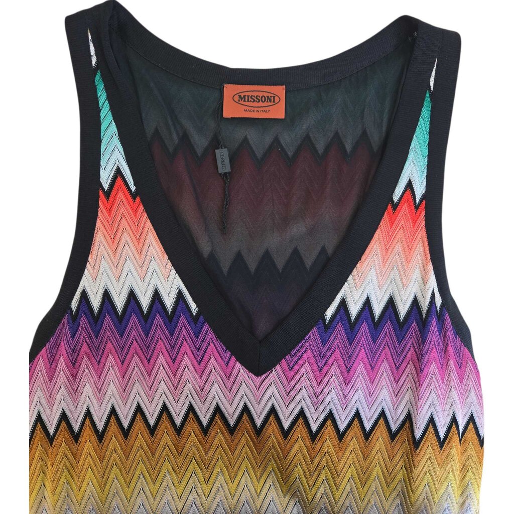 MISSONI ZIG ZAG KNIT DRESS SZ MEDIUM