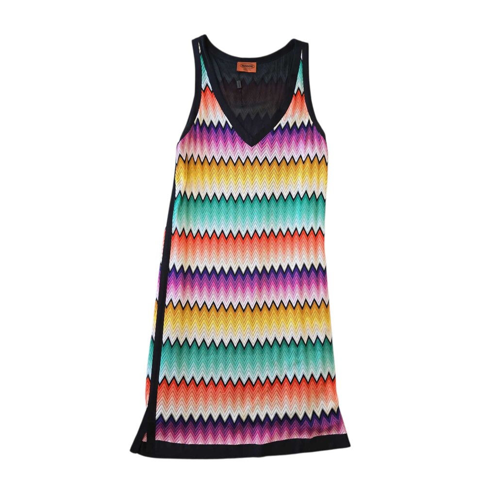 MISSONI ZIG ZAG KNIT DRESS SZ MEDIUM
