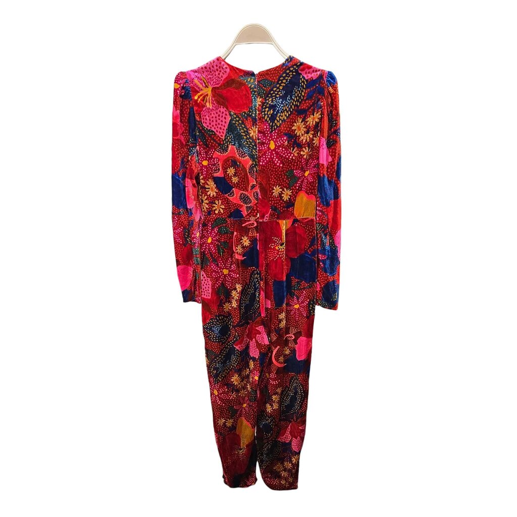 FARM RIO snake garden jumpsuit retail 310.00 SZ MED W