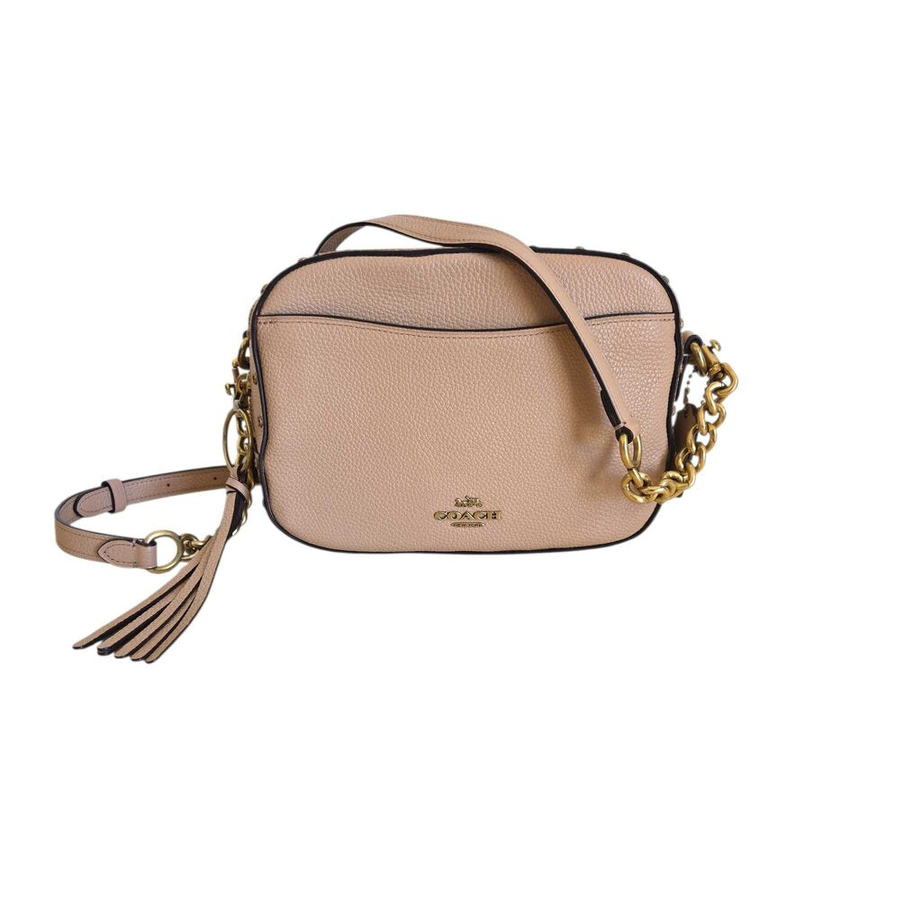 COACH CRYSTAL RIVETS CAMERA BAG