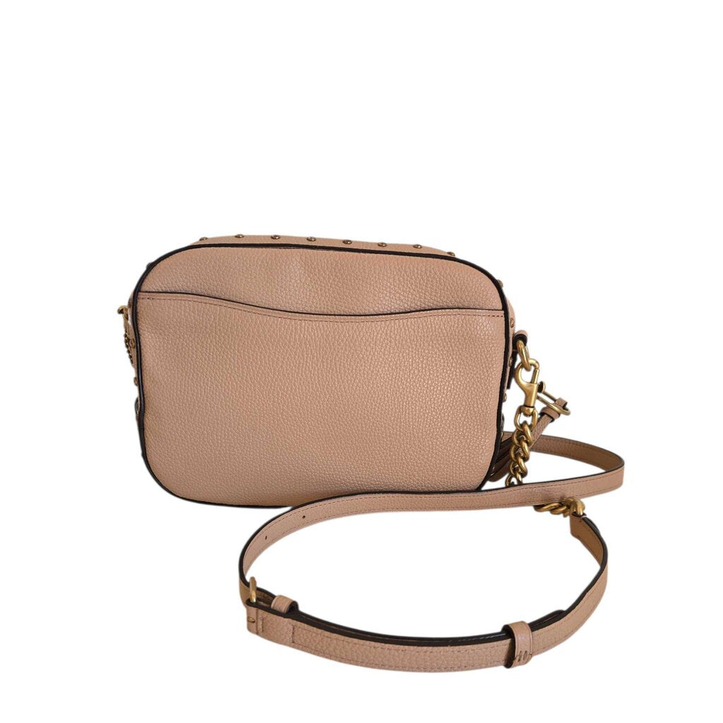COACH CRYSTAL RIVETS CAMERA BAG