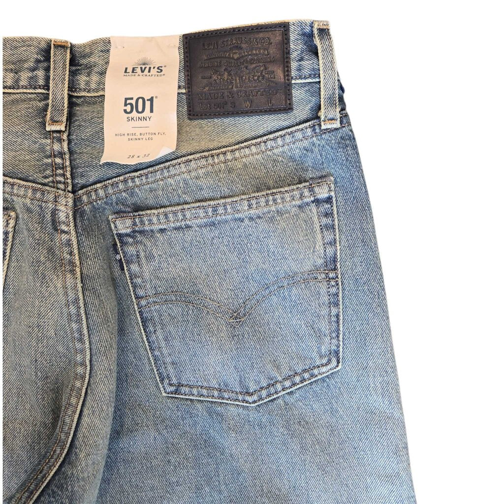 Levi's Made & Crafted 501 Selvedge French Handloomed nwt retail 248.00 SZ 6 W