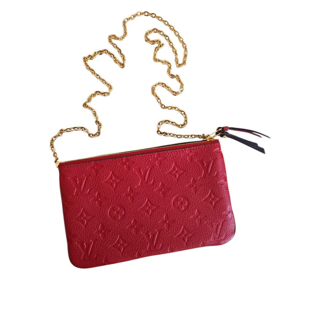 LOUIS VUITTON EMPREINTE DOUBLE ZIP POCHETTE
