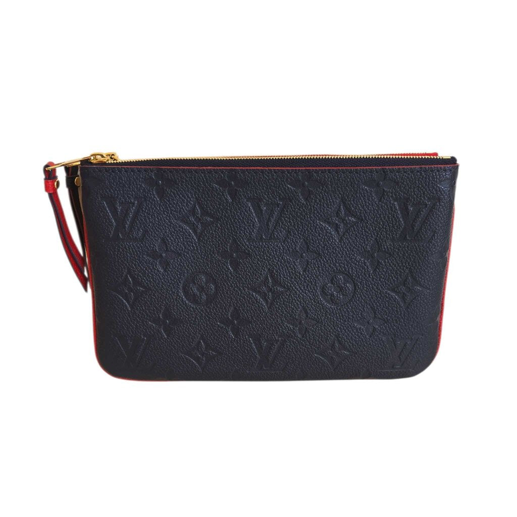 LOUIS VUITTON EMPREINTE DOUBLE ZIP POCHETTE
