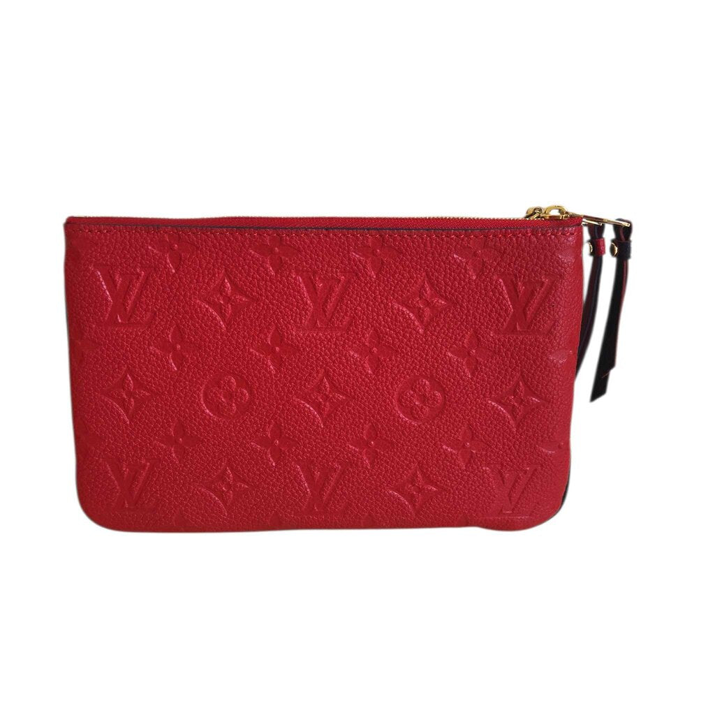 LOUIS VUITTON EMPREINTE DOUBLE ZIP POCHETTE