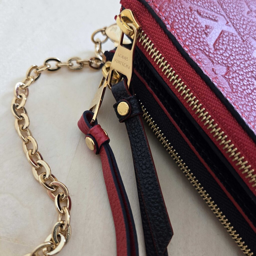 LOUIS VUITTON EMPREINTE DOUBLE ZIP POCHETTE