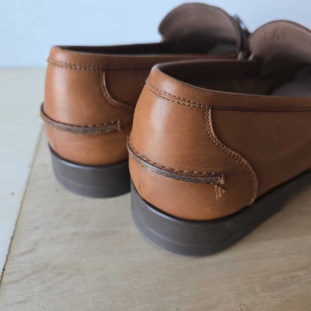 FERRAGAMO brown LOAFER retail 795.00 SZ 9.5 EE