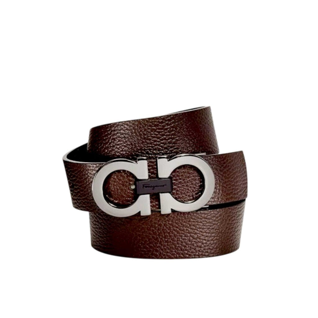 unisex FERRAGAMO BELT reversible retail 550.00