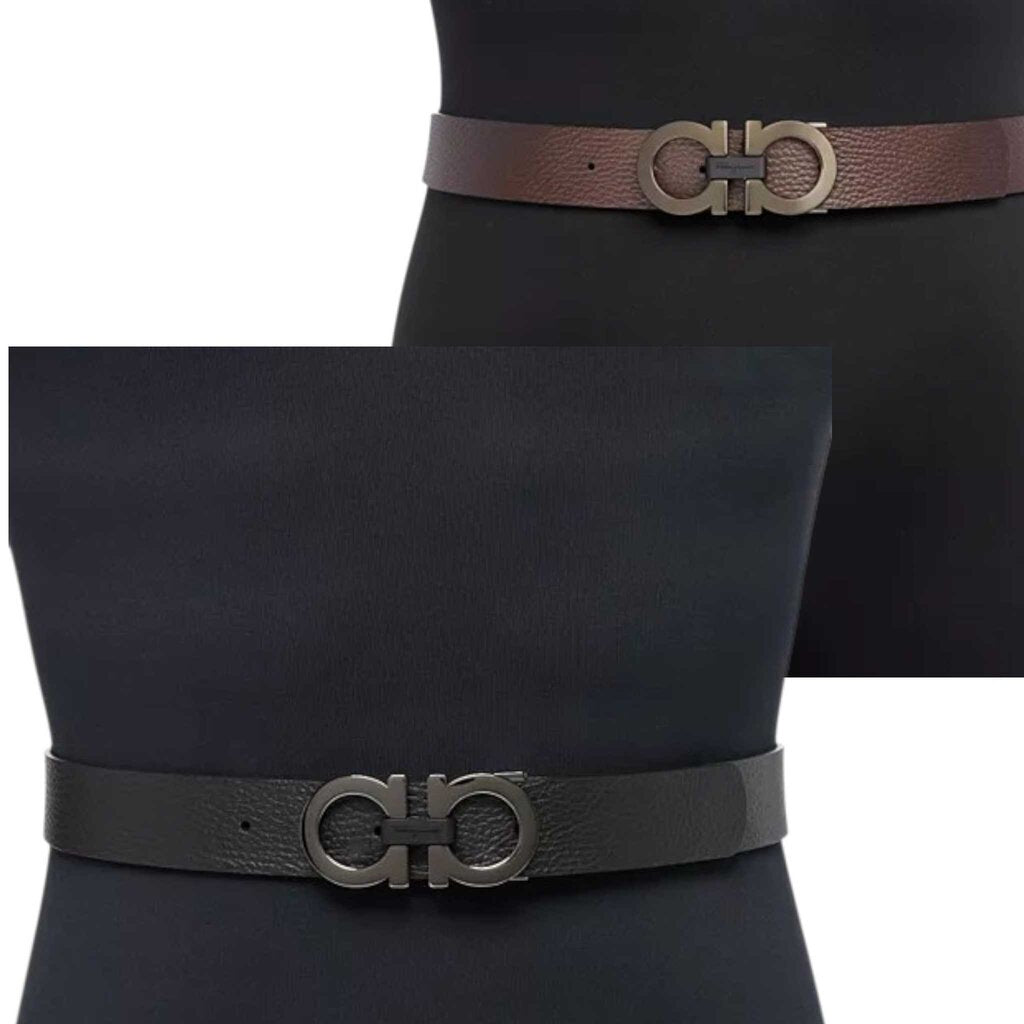 unisex FERRAGAMO BELT reversible retail 550.00