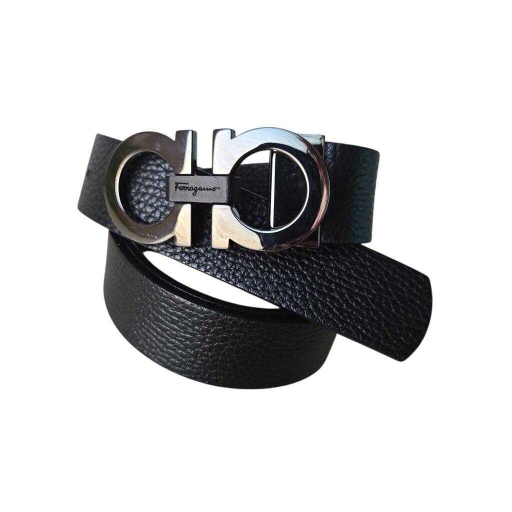 unisex FERRAGAMO BELT reversible retail 550.00