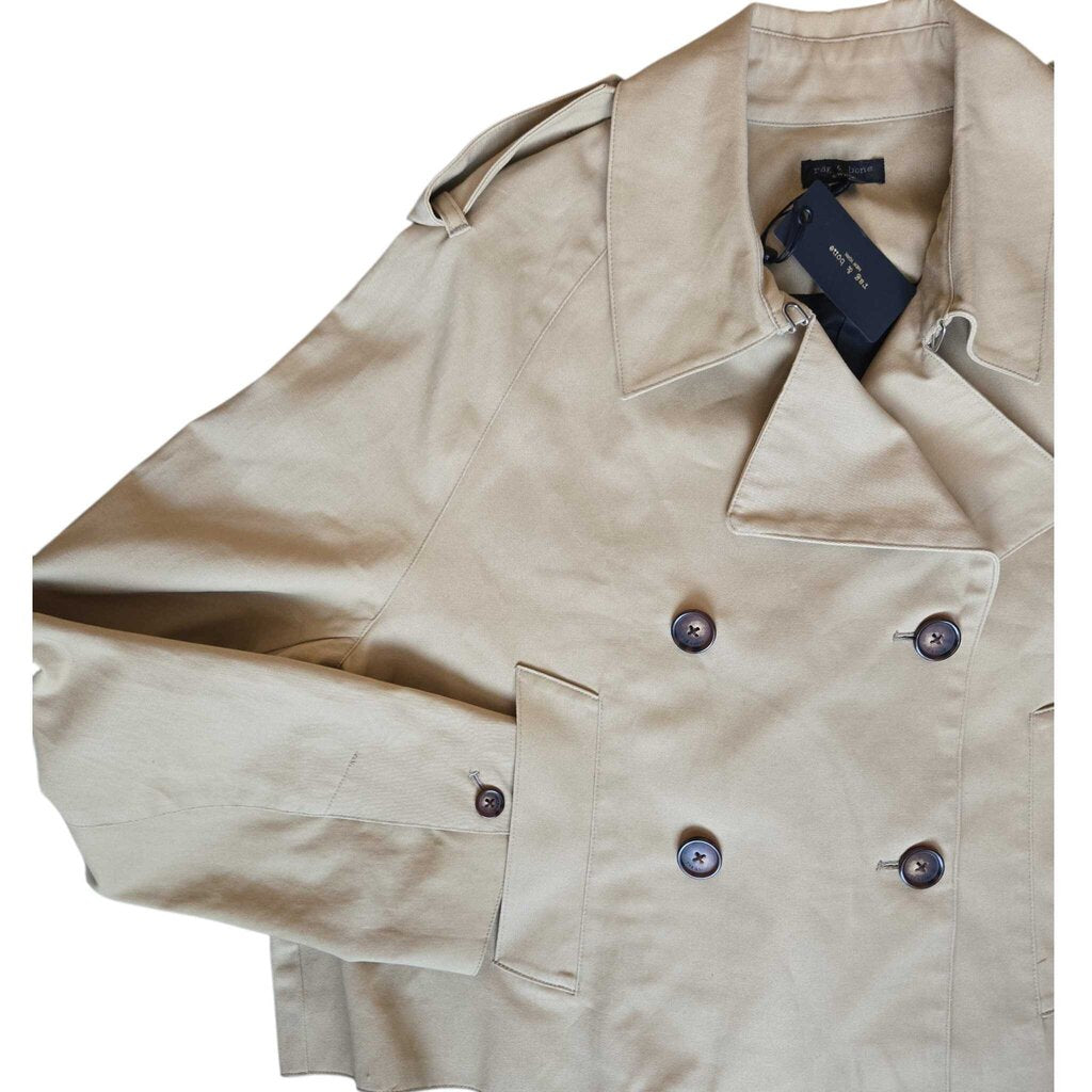RAG & BONE TALIA TRENCH new 798.00 SZ LARGE W